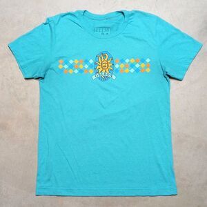 Bell’s Brewery Oberon Ale Michigan Beer Teal Blue Graphic T-shirt - Size Medium